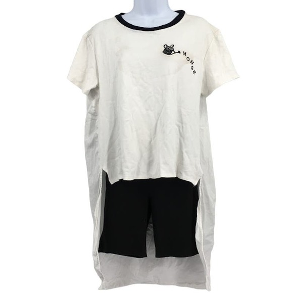 MONSE Watering Can High-Low Tee L Crew Neck - Picture 4 of 12